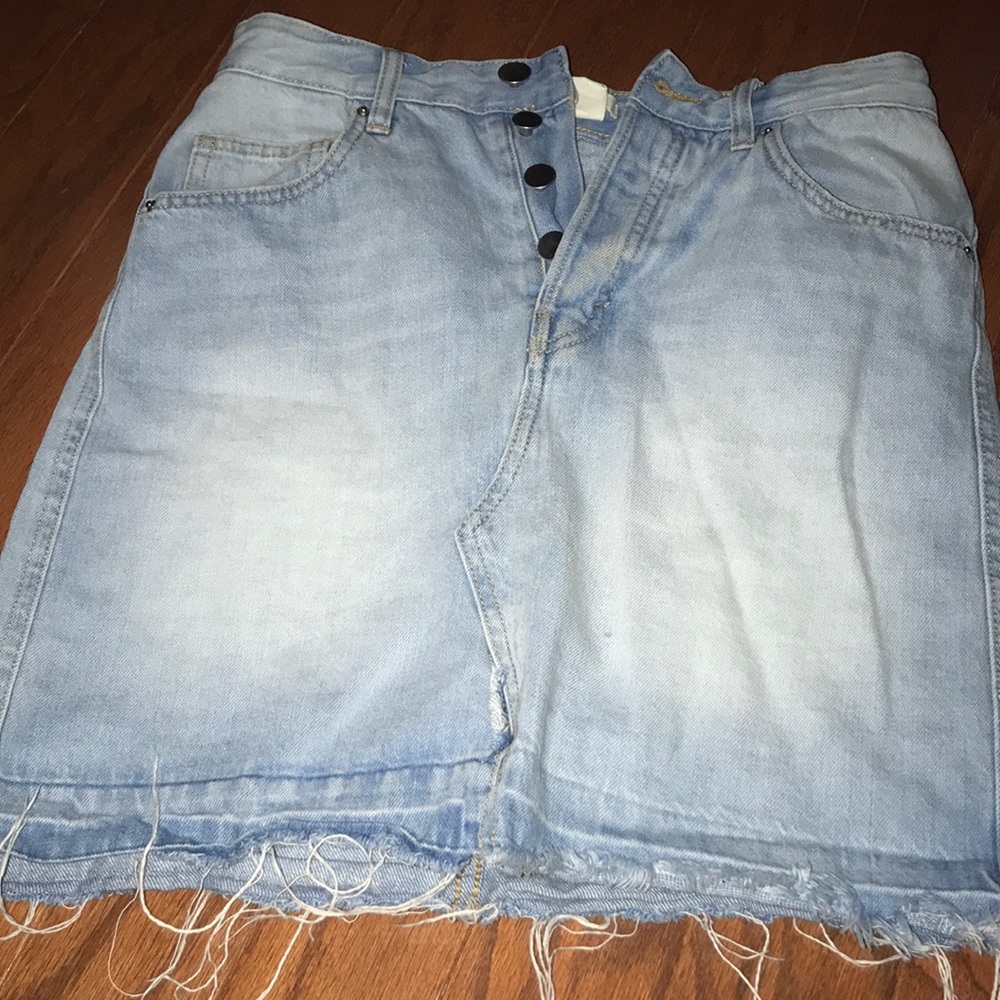 Blue jean skirt